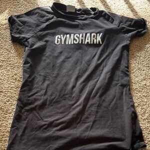 Gymshark Black Tee with White Logo